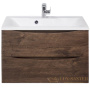 тумба под раковину belbagno marino marino-750-2c-so-rw-p 75 см подвесная, rovere moro