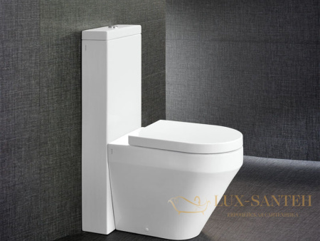 унитаз приставной hatria daytime evo yxv701, белый глянцевый