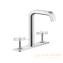смеситель для раковины 170, axor citterio, 36116000, с донным клапаном, хром