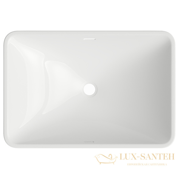 раковина встраиваемая aqueduto inserto, ins0210, 600*410 мм, белый глянцевый