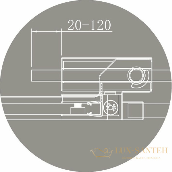 душевой уголок cezares slider slider-ah-1-90-100/110-c-nero 110x90 профиль черный матовый, стекло прозрачное