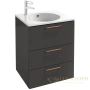 тумба jacob delafon odeon rive gauche eb2530-r7-n14 60 см, серый антрацит