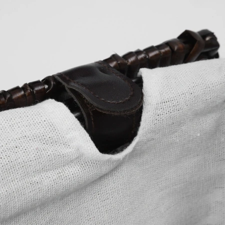 плетеная корзина wasserkraft salm wb-270-l для белья, темно-коричневый