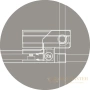 душевой уголок cezares slider-ah-1 slider-ah-1-90-100/110-grigio-nero 100-110x89,5 см, серый