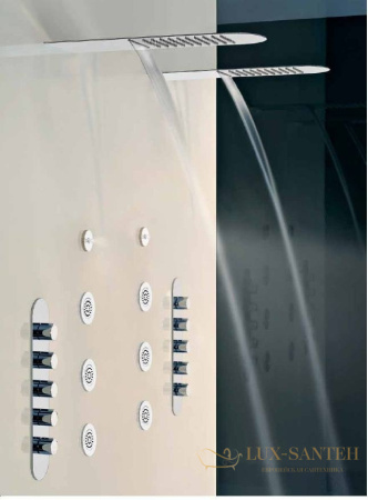 верхний душ gessi tremillimetri tondo 33051.238, mirror steel