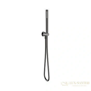 душевой набор aquame aqm8711gm, оружейная сталь брашированная