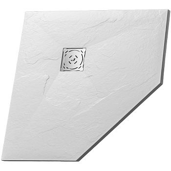 душевой поддон rgw stone tray 16155088-01 из искусственного камня st/t-w 80x80, белый