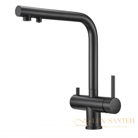 смеситель для кухни под фильтр milacio ultra mcu.559.tb, total black