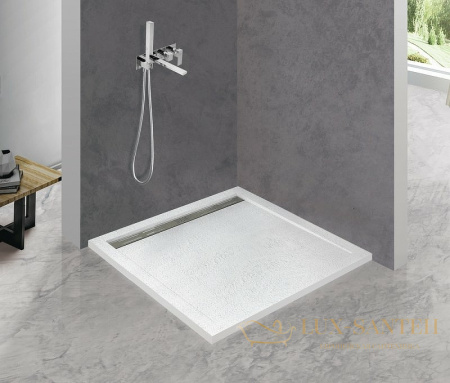 душевой поддон cezares tray as tray-as-a-90-30-w из искусственного камня 90x90, белый