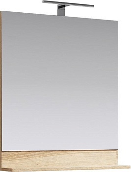 зеркало с подсветкой aqwella фостер-70, fos0207ds, цвет дуб сонома