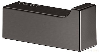 крючок keuco edition 11, 11114350000, титан черный шлифованный