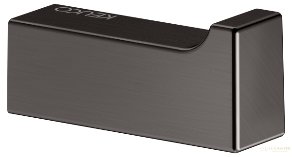 крючок keuco edition 11, 11114350000, титан черный шлифованный