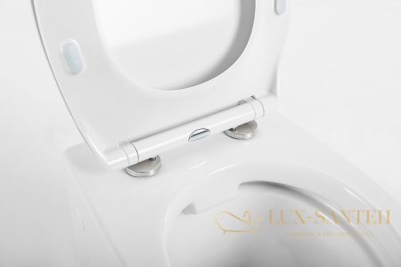 комплект унитаза с инсталляцией belbagno prospero bb507b/bb2020sc/bb002-80/bb005-pr-chrome с сиденьем микролифт и клавишей смыва, белый