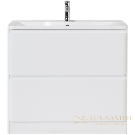 тумба под раковину belbagno albano albano-900-2c-pia-bl 90 см, bianco lucido