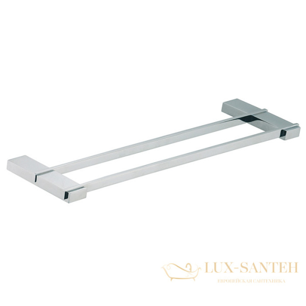 полотенцедержатель двойной 40см fima carlo frattini quadra, f6021/40cr, хром