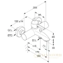 смеситель kludi bozz 386913976 для ванны, черный матовый