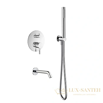 душевая система встраиваемая для ванны aquame aqm8406cr, хром