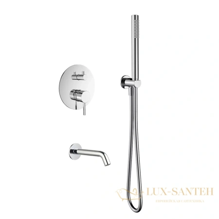 душевая система встраиваемая для ванны aquame aqm8406cr, хром