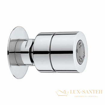 форсунка боковая поворотная, массажная струя, для душа bossini tondo mas i00147.030, хром