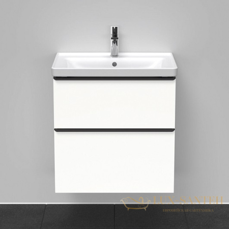 тумба под раковину duravit d-neo de435401818 634х452х625 мм, белый