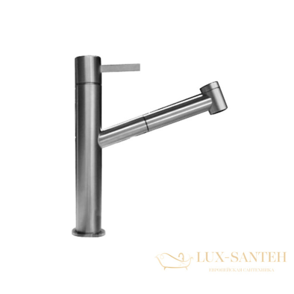 смеситель для раковины, fantini af/21 27 02 a754f, 1 отв., без донного клапана, излив 213мм, хром