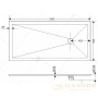 душевой поддон rgw stone tray 16152915-10 из искусственного камня st-co 150x90, бетон