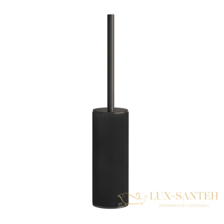 ерш gessi 316 accessories 54744.707 напольный, black metal brushed pvd/черный