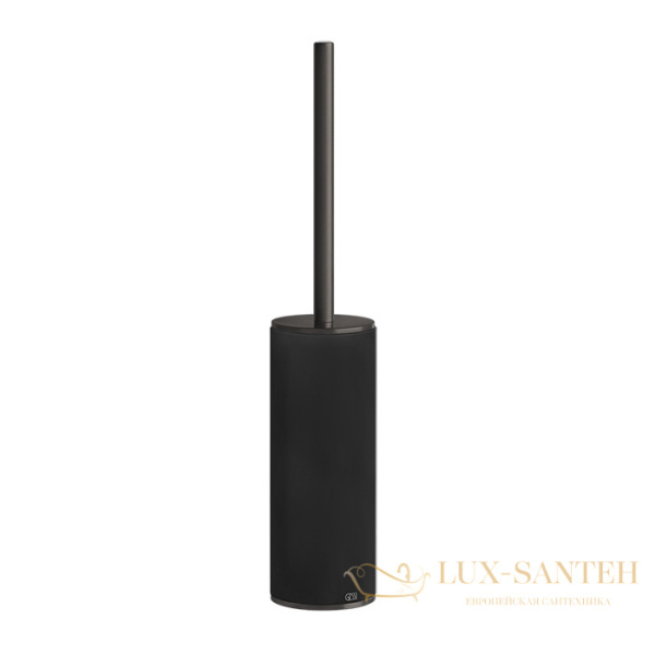 ерш gessi 316 accessories 54744.707 напольный, black metal brushed pvd/черный