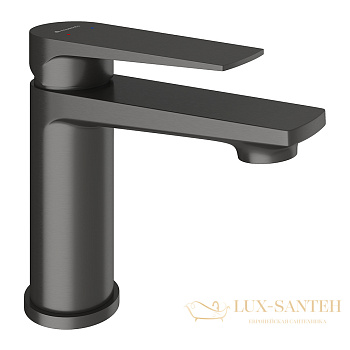 смеситель для раковины aqueduto linha m, lin0245, оружейная сталь