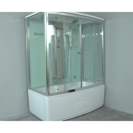 душевая кабина timo comfort t-8840 c 140x88x220 см, стекло прозрачное