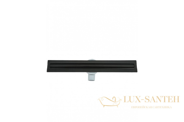 душевой трап almaes bajo 500 мм, цвет чёрный матовый