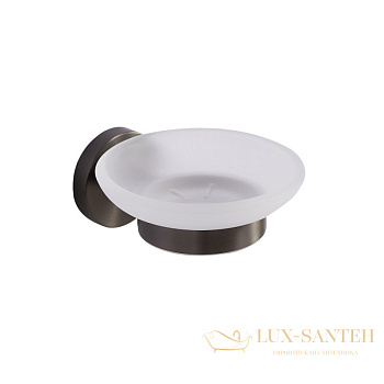 мыльница подвесная cezares relax-sods-gm, оружейная сталь брашированная