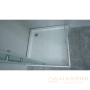 душевой уголок timo tl tl-1102 r с поддоном 100x100 см, стекло прозрачное с рисунком