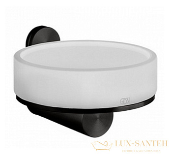 мыльница gessi 316 accessories 54701.299 подвесная, black xl/белый