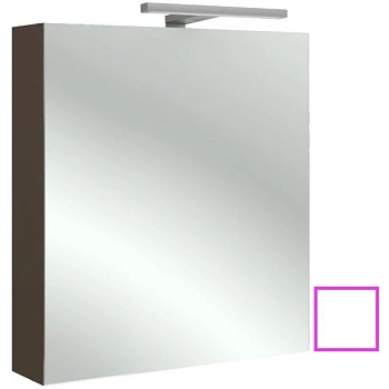 зеркальный шкаф jacob delafon odeon up eb795gru-n18 левосторонний 60х65 см, белый