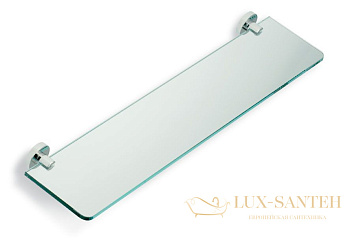 стеклянная полка stil haus liz lz04(08), хром