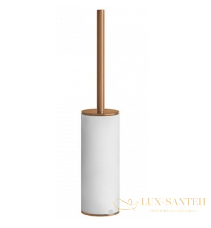 ерш gessi 316 accessories 54743.726 напольный, warm bronze br. pvd/белый