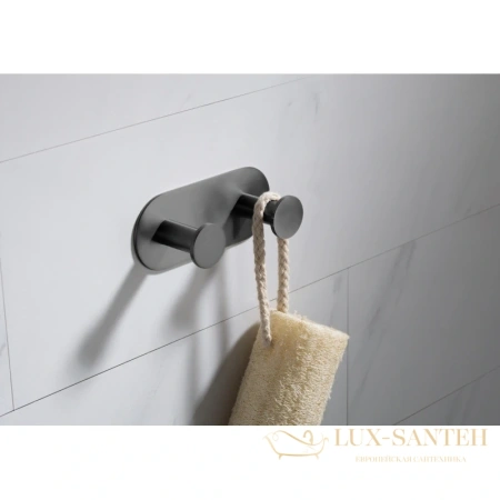 планка с крючками timo saona 13014/18, черное золото