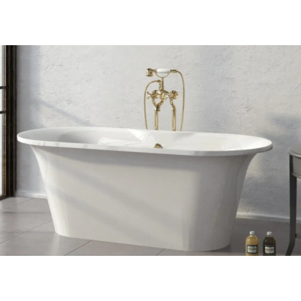 ванна astra-form монако 01010030 из литого мрамора 174х80 см, белый