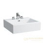 раковина laufen living 8.1743.1.000.108.1 50 см, белый глянцевый