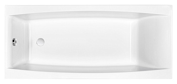 ванна прямоугольная cersanit virgo 170x75, 63353, цвет белый