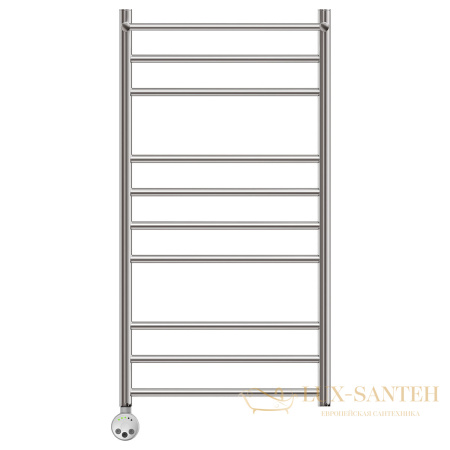 полотенцесушитель 500x1000 электрический point аврора pn10150pe п9 с полкой левый/правый, хром