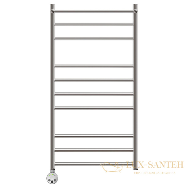 полотенцесушитель 500x1000 электрический point аврора pn10150pe п9 с полкой левый/правый, хром