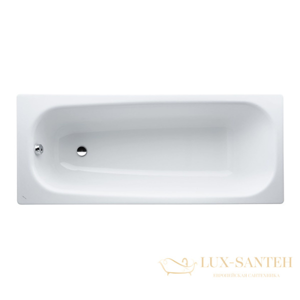 ванна стальная (3,5 мм) laufen pro 2.2495.3.000.040.1, 1700x700 мм, с шумоизоляцией,с отверстиями для ручек, белый гянцевый