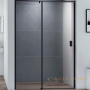 душевая дверь cezares urban urban-b-12-100-c-nero 100 см профиль черный матовый, стекло прозрачное