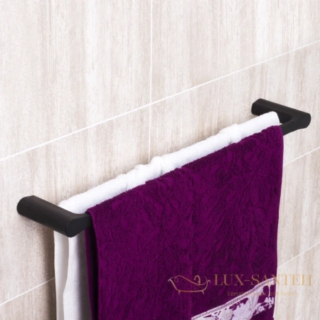 полотенцедержатель wasserkraft elbe k-7240 64 см, черный