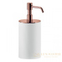 дозатор gessi rilievo 59537.030 настольный, copper pvd/белый