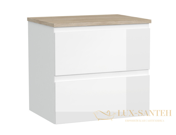 тумба cersanit moduo 60 под столешницу, sb-sz-mod60-bl/wh, цвет белый