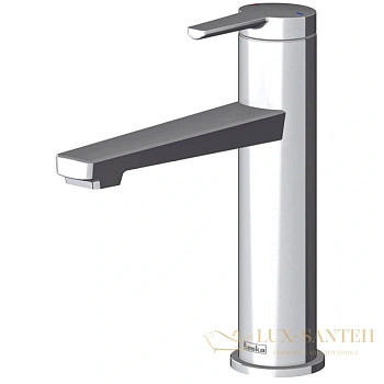 смеситель для раковины teska liva leo e5416 без донного клапана, хром