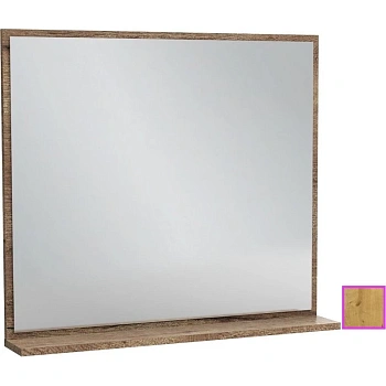 зеркало jacob delafon vivienne eb1597-e70 78,2х69,6 см, арлингтонский дуб
